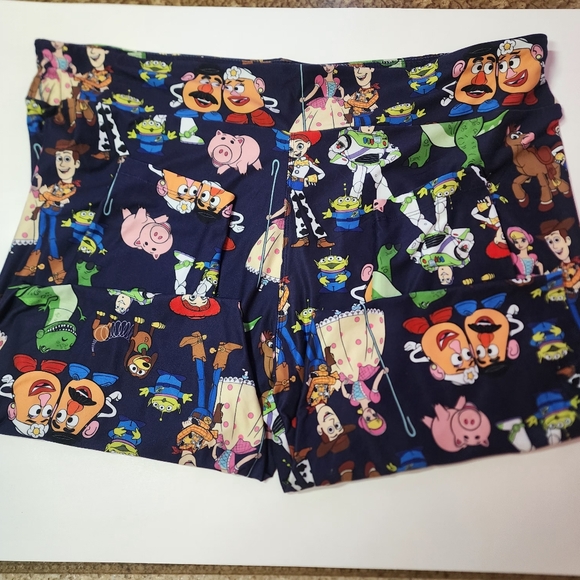 Toy Story Disney Parks Pixar Womens 2XL Leggings Woody Jessie Buzz Stretchy - Picture 6 of 11